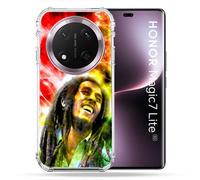Coque Renforcée Pour Honor Magic 7 Lite 5g Musique Bob Marley Color