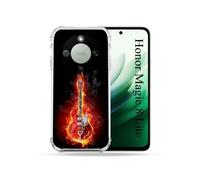 Coque Renforcée Pour Honor Magic 8 Lite 5G Musique Guitare Electrique