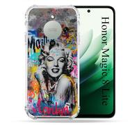 Coque Renforcée pour Honor Magic 8 Lite 5G Street Art Maryline Monroe