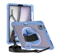 Avizar Coque renforcée iPad Air 13' 2025 – bandoulière & support vidéo – Lavande