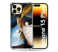 Coque Renforcée Pour Iphone 15 Plus (6.7) Manga Naruto Blanc