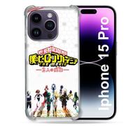 Coque Renforcée Pour Iphone 15 Pro (6.1) Manga My Hero Academia Blanc