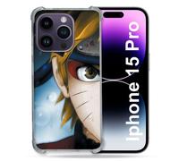 Coque Renforcée Pour Iphone 15 Pro (6.1) Manga Naruto Blanc