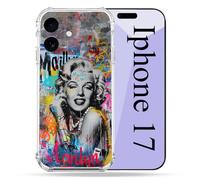 Coque Renforcée pour Iphone 17 Street Art Maryline Monroe