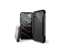 Coque renforcée pour iPhone XS Max : Defense Clear - Noir