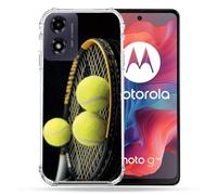 Coque Renforcée Pour Motorola G04 4g Sport Tennis Balls