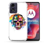 Coque Renforcée Pour Motorola G04 4g Tete De Mort Tag