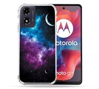 Coque Renforcée Pour Motorola G04 4g Univers Bleu Violet