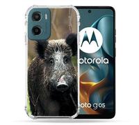 Coque Renforcée Pour Motorola G05 / E15 Chasse Sanglier Bois