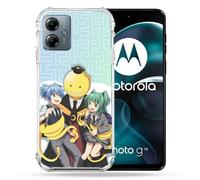 Coque Renforcée Pour Motorola G14 4g Manga Assassination Classroom Kuro Trio