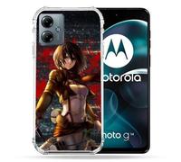 Coque Renforcée Pour Motorola G14 4g Manga Attaque Titans Mikasa