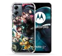Coque Renforcée Pour Motorola G14 4g Manga Demon Slayer Groupe