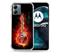 Coque Renforcée Pour Motorola G14 4g Musique Guitare Electrique