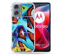 Coque Renforcée Pour Motorola G24 4g Street Art Graf Color