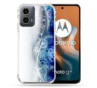Coque Renforcée Pour Motorola G34 5g Musique Partition Vague