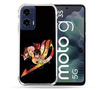 Coque Renforcée Pour Motorola G35 5g Manga Fairy Tail Logo Noir