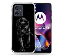 Coque Renforcée Pour Motorola G54 5g Animal Panthère Noire