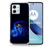 Coque Renforcée Pour Motorola G84 5g Sport Cyclisme Bleu