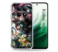 Coque Renforcée pour Redmi Note 15 5G Manga Demon Slayer Groupe