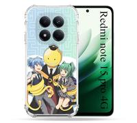 Coque Renforcée pour Redmi Note 15 Pro 4G Manga Assassination Classroom Kuro Trio