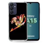 Coque Renforcée Pour Samsung Galaxy A15 4g / 5g Manga Fairy Tail Logo Noir