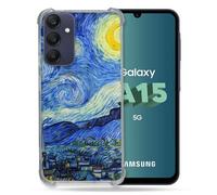 Coque Renforcée Pour Samsung Galaxy A15 4g / 5g Peinture La Nuit Étoilée