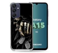 Coque Renforcée Pour Samsung Galaxy A15 4g / 5g Tete De Mort Your Next