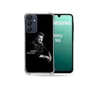 Coque Renforcée Pour Samsung Galaxy A16 5G Musique Johnny Hallyday Noir