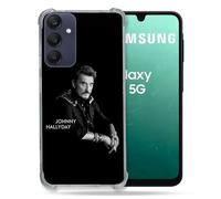 Coque Renforcée Pour Samsung Galaxy A16 5g Musique Johnny Hallyday Noir