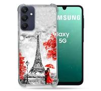 Coque Renforcée Pour Samsung Galaxy A16 5g Voyage France Paris Rouge
