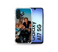 Coque Renforcée Pour Samsung Galaxy A17 5G Musique Johnny Hallyday Moto