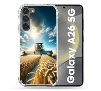 Coque Renforcée Pour Samsung Galaxy A26 5g Agriculture Moissonneuse Blé
