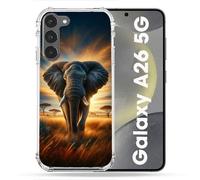 Coque Renforcée Pour Samsung Galaxy A26 5g Animal Elephant Savane
