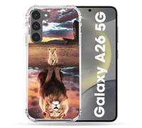 Coque Renforcée Pour Samsung Galaxy A26 5g Animal Lion Reflet