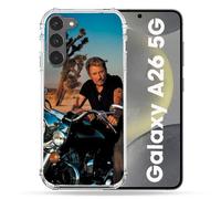 Coque Renforcée Pour Samsung Galaxy A26 5g Musique Johnny Hallyday Moto