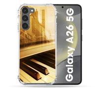 Coque Renforcée Pour Samsung Galaxy A26 5g Musique Piano Retro