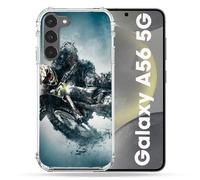 Coque Renforcée Pour Samsung Galaxy A56 5g Moto Cross Ombre