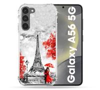 Coque Renforcée Pour Samsung Galaxy A56 5g Voyage France Paris Rouge