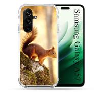 Coque Renforcée pour Samsung Galaxy A57 5G Animal Ecureuil Bois
