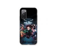Coque Renforcée Pour Samsung Galaxy S20 FE / S20FE Manga Demon Slayer Noir