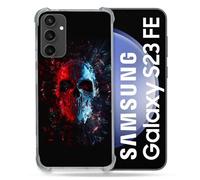Coque Renforcée Pour Samsung Galaxy S23 Fe Tete De Mort Deflagration