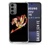 Coque Renforcée Pour Samsung Galaxy S24 Fe Manga Fairy Tail Logo Noir