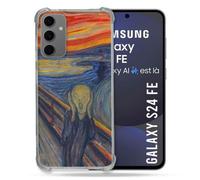Coque Renforcée Pour Samsung Galaxy S24 Fe Peinture Le Cri