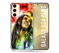 Coque Renforcée Pour Samsung Galaxy S24 Plus Musique Bob Marley Color