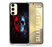 Coque Renforcée Pour Samsung Galaxy S24 Plus Tete De Mort Deflagration