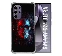 Coque Renforcée Pour Samsung Galaxy S24 Ultra Tete De Mort Deflagration
