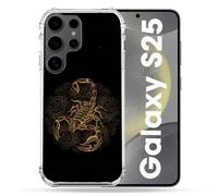 Coque Renforcée Pour Samsung Galaxy S25 Animal Scorpion Fresque