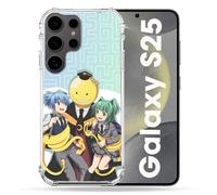 Coque Renforcée Pour Samsung Galaxy S25 Manga Assassination Classroom Kuro Trio