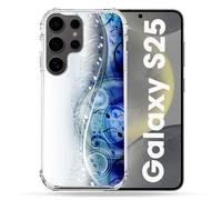 Coque Renforcée Pour Samsung Galaxy S25 Musique Partition Vague