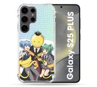 Coque Renforcée Pour Samsung Galaxy S25 Plus Manga Assassination Classroom Kuro Trio